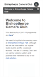 Mobile Screenshot of bishopthorpe-camera-club.com